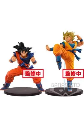 SON GOKU & SUPER SAIYAN SON GOKU SET 2 FIGURAS 20 CM DRAGON BALL SON GOKU FES!!