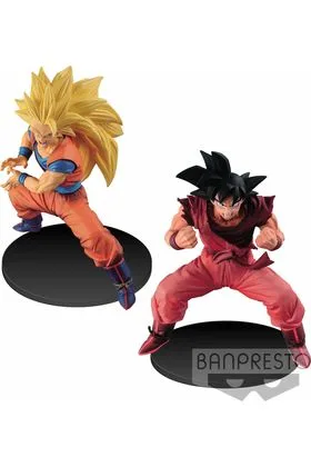 SUPER SAIYAN 3 GOKU & KAIOH KEN SON GOKU SET 2 FIG 14 CM DRAGON BALL SUPER SON GOKU FES!!