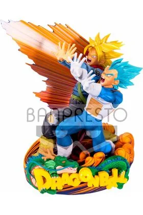 VEGETA & TRUNKS FIGURA 18 CM DRAGON BALL SUPER MASTER STAR DIORAMA