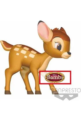 BAMBI FIGURA 8 CM Q POSKET PERFUMAGIC DISNEY CHARACTERS FLUFFY PUFFY