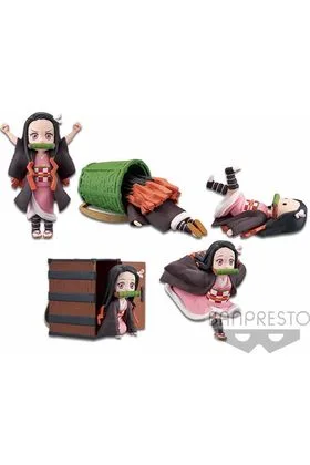SURTIDO NEZUKO KAMADO COLLECT 12 FIG KIMETSU NO YAIBA WORLD COLLECT FIGURE TANJIRO KAMADO