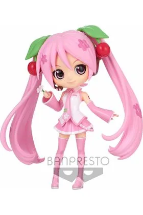 SAKURA MIKU VER A FIGURA 14 CM HATSUNE MIKU Q POSKET