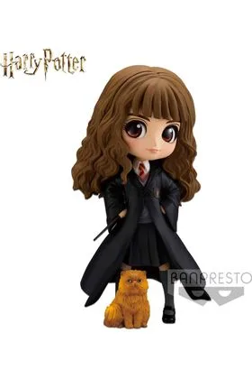HERMIONE GRANGER CON CROOKSHANKS FIGURA 14 CM HARRY POTTER Q POSKET