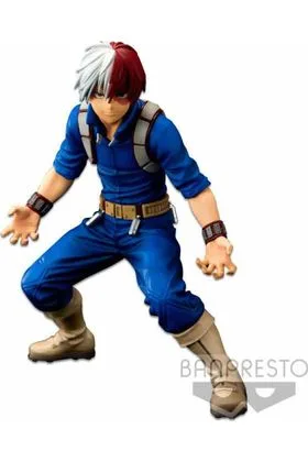 THE SHOTO TODOROKI (BRUSH )FIG 21 CM MY HERO ACADEMY BANPRESTO WORLD FIG MOD ACADEMY