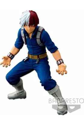 THE SHOTO TODOROKI (ANIME )FIG 21 CM MY HERO ACADEMY BANPRESTO WORLD FIG MOD ACADEMY