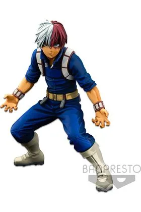 THE SHOTO TODOROKI (TWO DIMENSIONS) FIG 21 CM MY HERO ACADEMY BANPREST WORLD FIG MOD ACADE