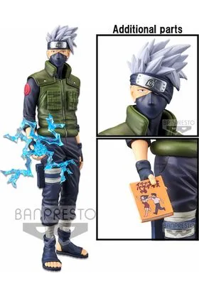 HATAKE KAKASHI FIGURA 29 CM NARUTO SHIPPUDEN GRANDISTA NERO