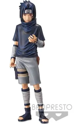 SASUKE UCHIHA #2 FIGURA 24 CM NARUTO GRANDISTA NERO