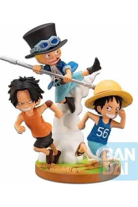 ACE & LUFFY & SABO DIORAMA 12 CM ONE PIECE THE BOND OF BROTHERS ICHIBANSHO FIGURE