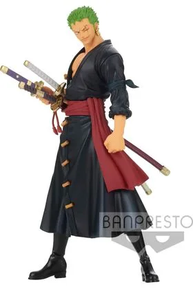 ZORO FIGURA 17 CM ONE PIECE GRANDLINE MEN DXF FIGURE WANOKUNI VOL. 13
