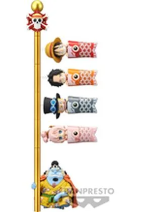 SURTIDO 10 FIGURAS CARP STREAMER 6 CM ONE PIECE WCF