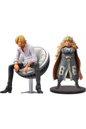 SANJI AND JUDGE SET 2 FIGURAS 11 CM ONE PIECE GRANDLINE DXF VOL 3
