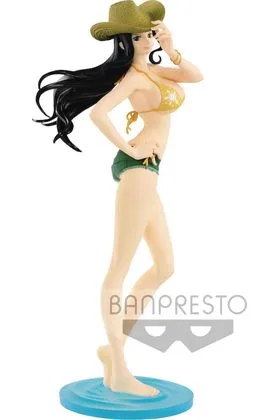 NICO ROBIN COLOR AMARILLO-VERDE WALK STYLE B FIGURA 25 CM ONE PIECE GLITTER & GLAMOURS