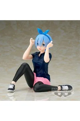 REM TRAINING STYLE FIGURA 14 CM RE:ZERO STARTING IN ANOTHER WORLD RELAX TIME