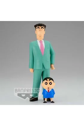 HIROSHI & SHINCHAN FIG 21 CM CRAYON SHINCHAN NOHARA FAMILY FIGURE