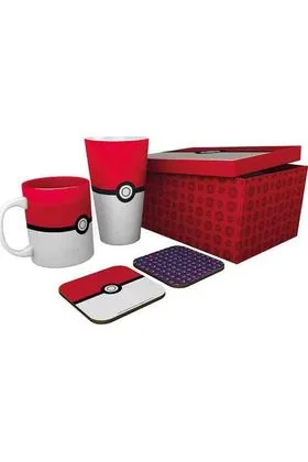 SET TAZA & VASO (285+500 ML) POKEBALL POKEMON