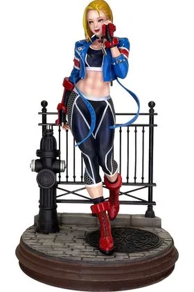 CAMMY FIGURA 28 CM STREET FIGHTER 6 CAPCOM BUILDER CREATOR