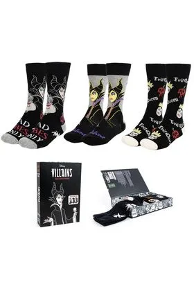 Pack 3 Pares Calcetines Disney Villains