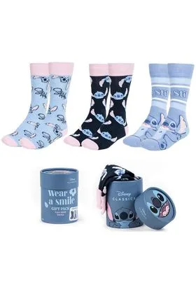 Pack 3 Pares Calcetines Disney Stitch
