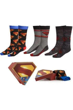Pack 3 Pares Calcetines DC Superman