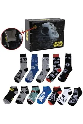 Pack 12 Pares Calcetines Star Wars