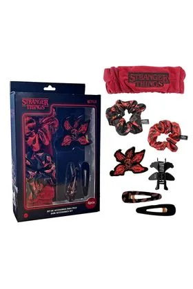 SET DE 6 ACCESORIOS CABELLO STRANGER THINGS