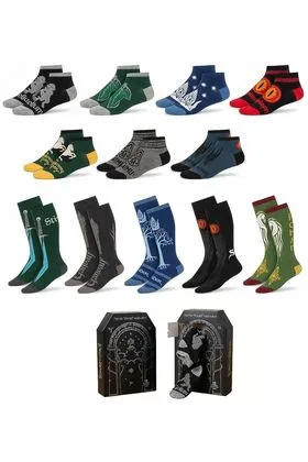 PACK 12 PARES CALCETINES THE LORD OF THE RINGS
