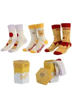 PACK 3 PARES CALCETINES DISNEY WINNIE THE POOH