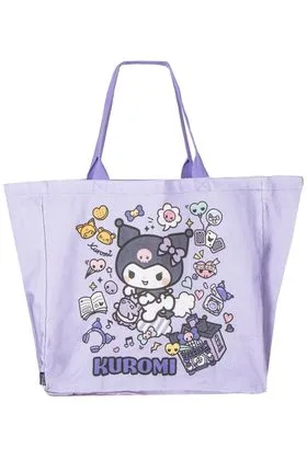 SHOPPING BAG 42 CM XL HELLO KITTY KUROMI