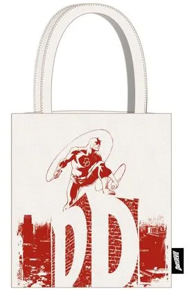 SHOPPING BAG WHITE 40 CM MARVEL DAREDEVIL