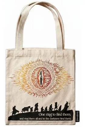 SHOPPING BAG WHITE 40 CM THE LORD OF THE RINGS