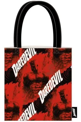 SHOPPING BAG BLACK 40 CM MARVEL DAREDEVIL
