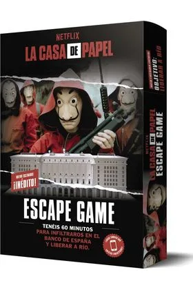 LA CASA DE PAPEL ESCAPE GAME. OBJETIVO LIBERAR A RIO
