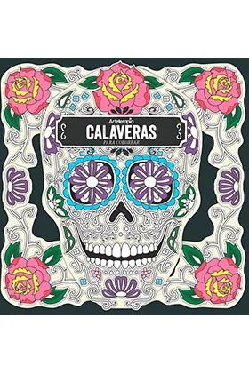 ARTETERAPIA. CALAVERAS PARA COLOREAR