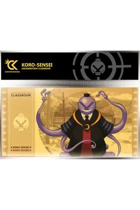 GOLDEN TICKET KORO SENSEI #7 RESPUESTA INCORRECTA 10 SOBRES ASSASSINATION CLASSROOM COLLEC