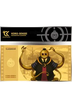 GOLDEN TICKET KORO SENSEI #9 10 SOBRES ASSASSINATION CLASSROOM COLLECTION 2