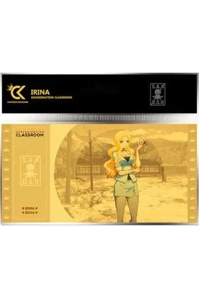 GOLDEN TICKET IRINA #17 10 SOBRES ASSASSINATION CLASSROOM COLLECTION 2