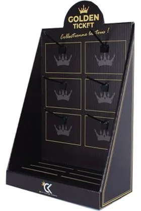 EXPOSITOR DE SOBREMESA GOLDEN TICKET