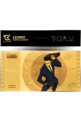 GOLDEN TICKET LEORIO 10 SOBRES HUNTER X HUNTER #4 COLLECTION 1