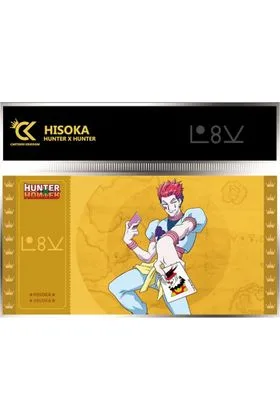 GOLDEN TICKET HISOKA 10 SOBRES HUNTER X HUNTER #5 COLLECTION 1