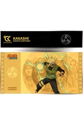 GOLDEN TICKET KAKASHI 10 SOBRES NARUTO SHIPPUDEN #4 COLLECTION 1