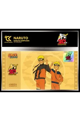 GOLDEN TICKET NARUTO 10 SOBRES NARUTO SHIPPUDEN #1 20TH EXCLUSIVE EDITION