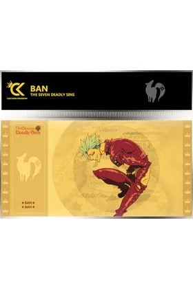 GOLDEN TICKET BAN 10 SOBRES THE SEVEN DEADLY SINS #2 COLLECTION 1