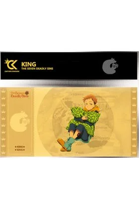 GOLDEN TICKET KING 10 SOBRES THE SEVEN DEADLY SINS #3 COLLECTION 1
