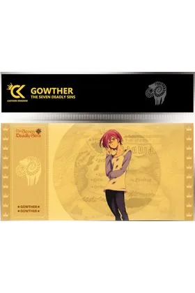 GOLDEN TICKET GOWTHER 10 SOBRES THE SEVEN DEADLY SINS #5 COLLECTION 1