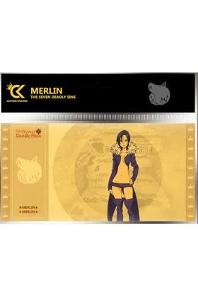 GOLDEN TICKET MERLIN 10 SOBRES THE SEVEN DEADLY SINS #6 COLLECTION 1