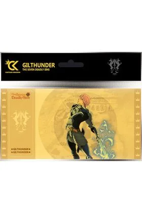 GOLDEN TICKET GILTHUNDER 10 SOBRES THE SEVEN DEADLY SINS #8 COLLECTION 1