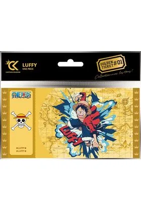 Golden Ticket Monkey D Luffy Sobre Individual One Piece #01