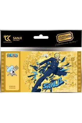 GOLDEN TICKET SANJI SOBRE INDIVIDUAL ONE PIECE #05