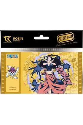 Golden Ticket Nico Robin Sobre Individual One Piece #07